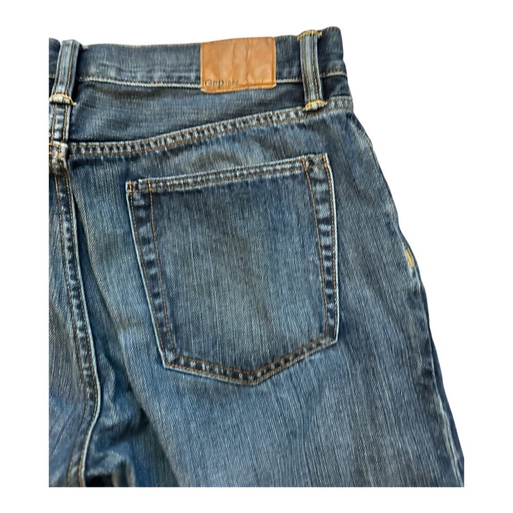 GAP Men's 1969 Standard Straight Blue Jeans 32x30 | Y2K | Preppy 100% Cotton - Picture 3 of 11